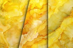 Iridescent Yellow Alcohol Ink Digital Paper Bundle Product Image 6