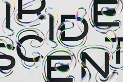 Iridescent Aqua - Color Bitmap Font Product Image 3