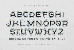Iridescent Aqua - Color Bitmap Font Product Image 4