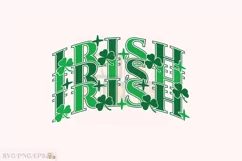 Irish SVG Design, St Patrick's Day PNG T-shirt Design Product Image 1