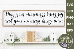 May You Have Joy | Irish Blessing Farmhouse Home Sign Svg Product Image 1