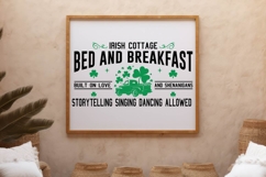 Irish Cottage Bed And Breakfast Sign SVG Design Product Image 2