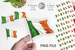 Irish Flag Sticker Product Image 1