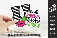 Irish Kisses SVG Lucky Wishes SVG | St Patricks Day SVG Product Image 4