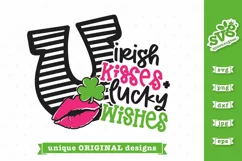 Irish Kisses SVG Lucky Wishes SVG | St Patricks Day SVG Product Image 5