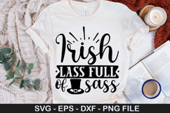 irish lass full of sass SVG - St. Patrick's Day Design Product Image 1