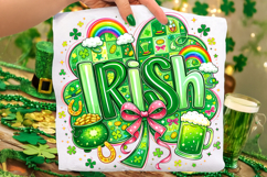 Irish St Patrick's Day PNG, Lucky Day PNG, Shamrock PNG Product Image 2