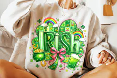 Irish St Patrick's Day PNG, Lucky Day PNG, Shamrock PNG Product Image 5