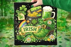 Retro Irish St Patrick's Day PNG, Lucky Day PNG, Shamrock Product Image 7