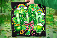 Irish St Patrick's Day PNG, Lucky Day PNG, Shamrock PNG Product Image 1