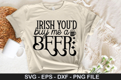 St. Patrick's Day SVG Design - Just A Lucky Irish In A Diffi Product Image 2