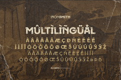 Iron Smith - Dirty Stamp Font Product Image 7