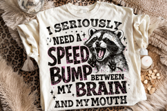 Funny Raccoon PNG, Funny Sarcastic Quote PNG, Sarcasm PNG Product Image 1