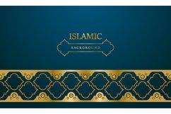 Islamic arabic ornament border luxury design background Product Image 1