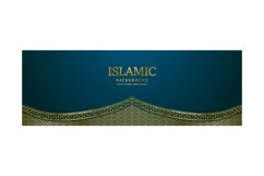 Islamic arabic style ornament banner template with decor Product Image 1