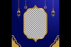 Islamic banner background template with placeholder photos Product Image 2