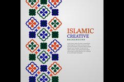 Islamic or arabesque greeting card background art Product Image 2