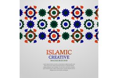 Islamic or arabesque greeting card background concept Product Image 1