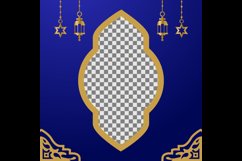 Islamic poster background template with placeholder photos Product Image 2