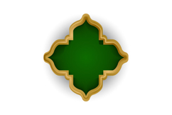 Islamic shape style border and frame decoration element desi Product Image 1