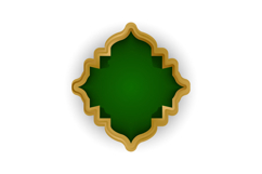 Islamic shape style border and frame decoration element grap Product Image 1