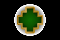 Islamic shape style border and frame decoration element isol Product Image 2