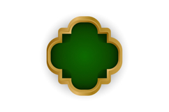 Islamic shape style border and frame decoration element vect Product Image 1