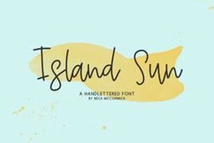 Island Sun Script Product Image 1