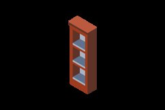 Isometric cupboard concept design vector Product Image 2