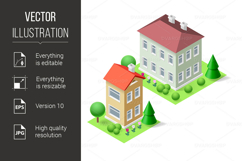 Isometric buildings Product Image 1