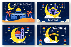 12 Isra Mi&#039;raj Vector Illustration Product Image 2