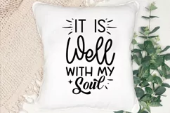 It Is Well With My Soul SVG, Faith SVG Design Product Image 2