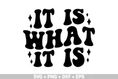 Funny PNG, Funny saying SVG, It is What it is SVG Product Image 1