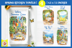Italian Summer Kitchen Towel Designs Coast Lemon Bundle Product Image 2