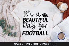 Football SVG Design - Football is my favorite season Product Image 5