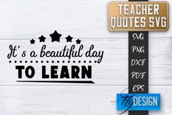 Teacher Quotes SVG | Teacher Design | School Quotes SVG v.2 Product Image 1