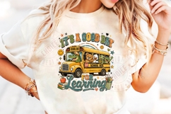 It's A Good Day For Learning PNG, Cute School Bus Animals, Product Image 3