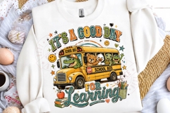 It's A Good Day For Learning PNG, Cute School Bus Animals, Product Image 4