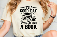 It&#039;s a Good Day to Read a Book SVG, Book Lover SVG, Reading Product Image 2