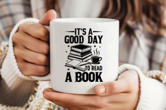 It&#039;s a Good Day to Read a Book SVG, Book Lover SVG, Reading Product Image 3