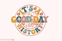 It's a Good Day to Teach History SVG T-shirt Design Product Image 1