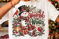 It's a Wonderful Winter Time Christmas Snowman & Cardinal PN Product Image 3