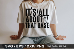 Baseball SVG Design - Livin That Baseball Mom Life Product Image 2