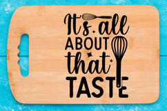 It&#039;s all about that taste SVG, Cutting Board SVG Product Image 1
