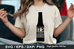 It's beer season - Funny Beer SVG Design Product Image 1
