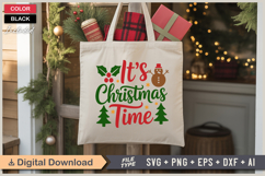 It&#039;s Christmas Time SVG | Christmas SVG | Holiday SVG | Xmas Product Image 5