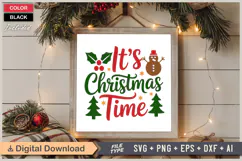 It's Christmas Time SVG | Christmas SVG | Holiday SVG | Xmas Product Image 6