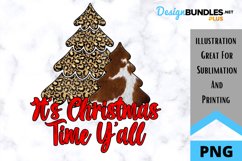 It's Christmas Time Y'all Sublimation PNG Product Image 1
