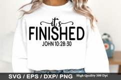 It's Finished John - Christian SVG Design Product Image 1