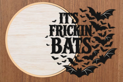 It's Frickin Bats Halloween Laser Cut SVG Product Image 2